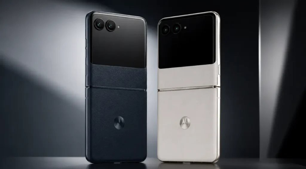 Motorola Razr Fold: Tudo Sobre o Dobrável que Desafiou a Samsung 4 motorola razr fold cores pantone blackened blue lily white 2026