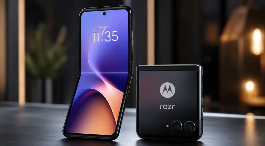 Motorola Guia Completo 2026: Modelos, Recursos, Comparações e Tudo Sobre a Marca 6 motorola razr 70 ultra dobrável aberto fechado