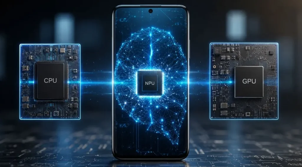 Inteligência Artificial em Celular: Como a IA Está Transformando os Smartphones 2 chip smartphone NPU inteligência artificial processamento local