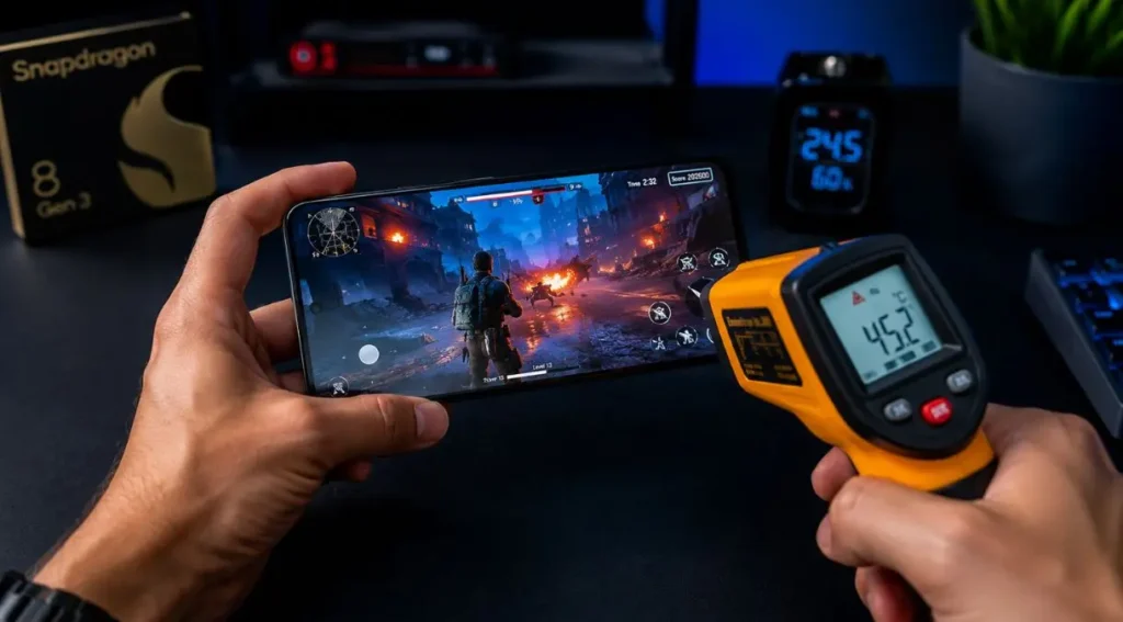 Processadores de Celular: Guia Completo para Escolher o Melhor em 2026 3 teste temperatura processador celular jogo