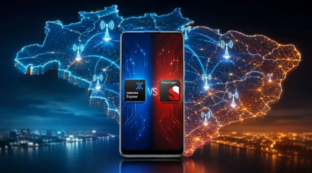 cobertura 5g brasil snapdragon exynos modem
