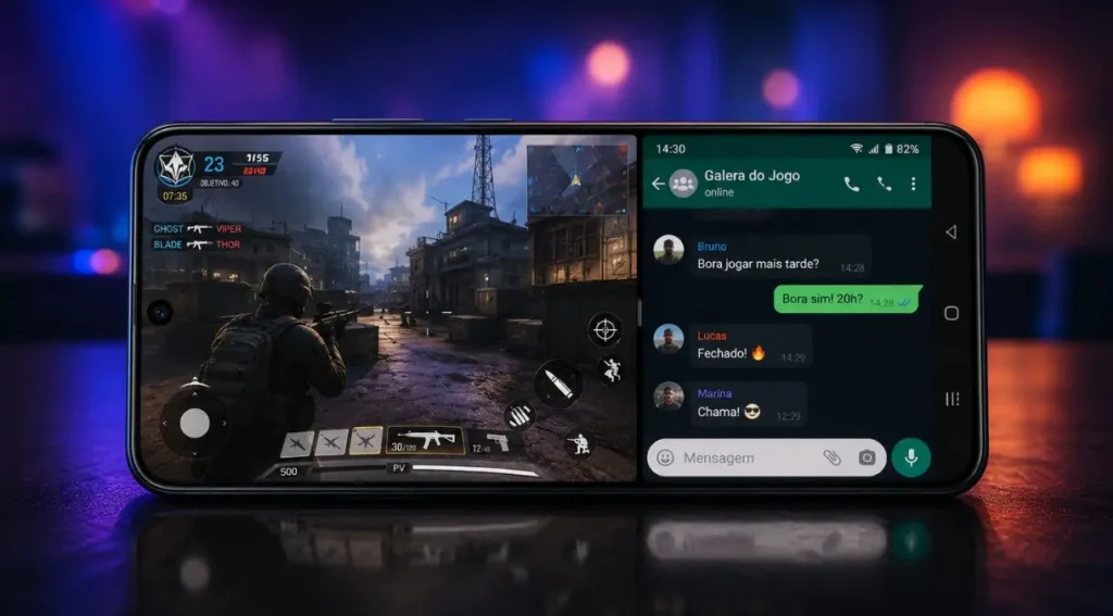 6GB ou 8GB de RAM: Qual Escolher em 2026? Guia Completo 4 multitarefa jogo celular 8gb ram