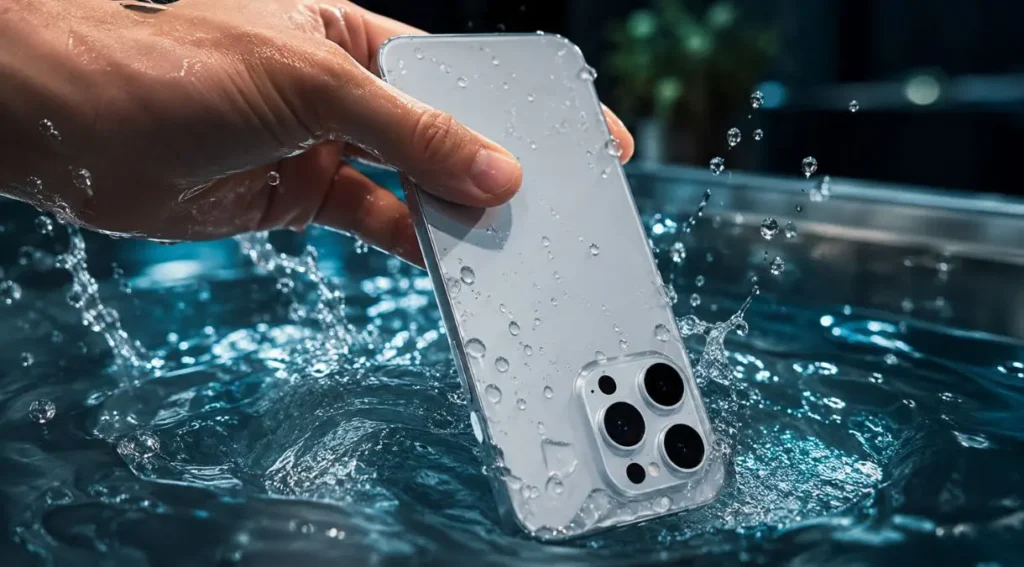 teste resistencia agua ip68 smartphone 2026