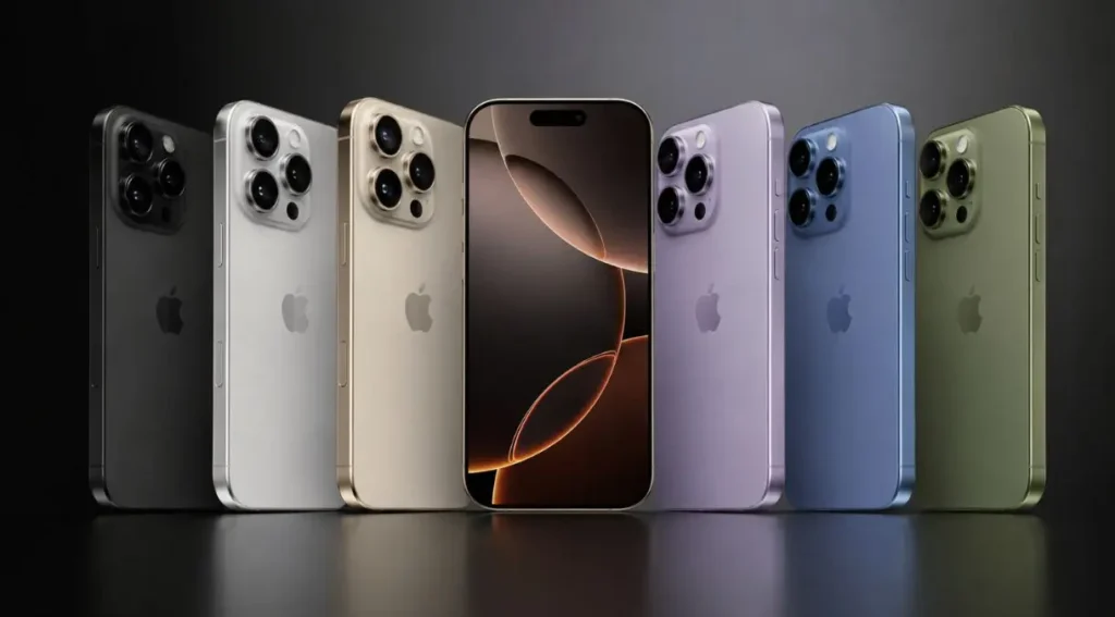 iphone 17 cores dynamic island tela oled
