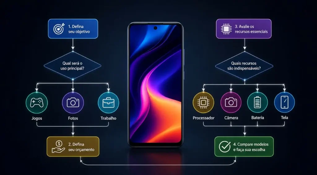 Celulares que Todo Mundo Está Comprando em 2026 4 passo a passo escolher celular ideal 2026