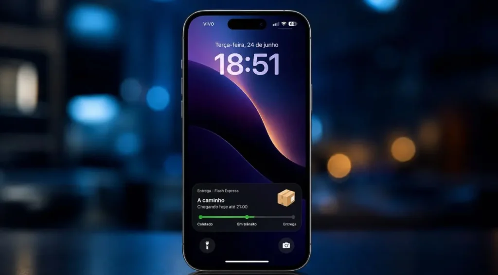 Integração iOS: Guia Completo para Conectar Aplicativos, APIs e Sistemas 3 live activity iOS acompanhamento pedido tela bloqueio