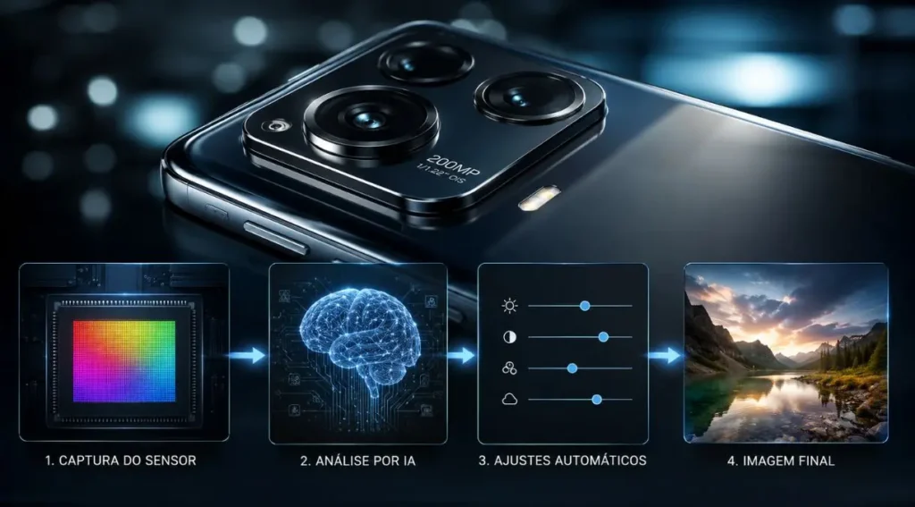 Melhor Câmera de Celular em 2026: Ranking dos Smartphones com as Melhores Fotos e Vídeos 4 processamento IA fotografia computacional celular