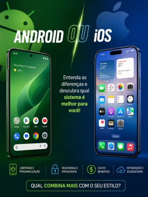 Android ou ios: veja qual combina com você