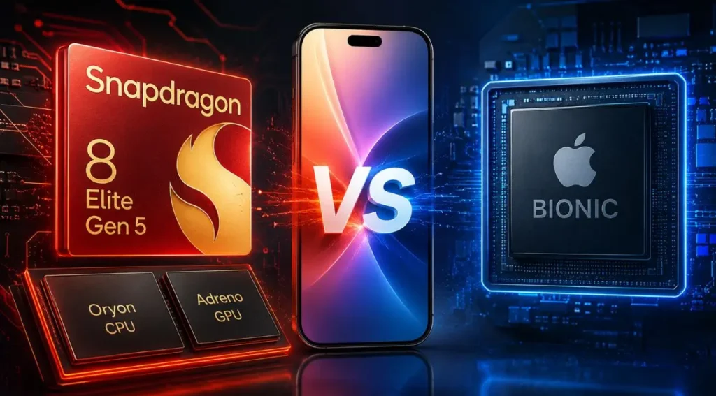 Snapdragon vs Apple Bionic: Qual Processador é Melhor? 2 snapdragon 8 elite gen 5 arquitetura oryon 2026