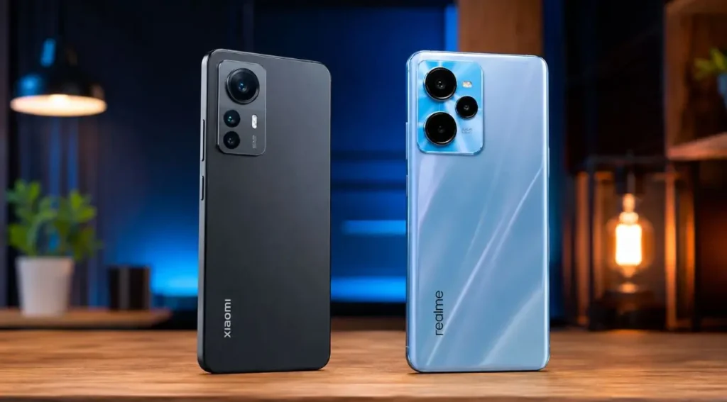 comparativo design xiaomi vs realme 2026