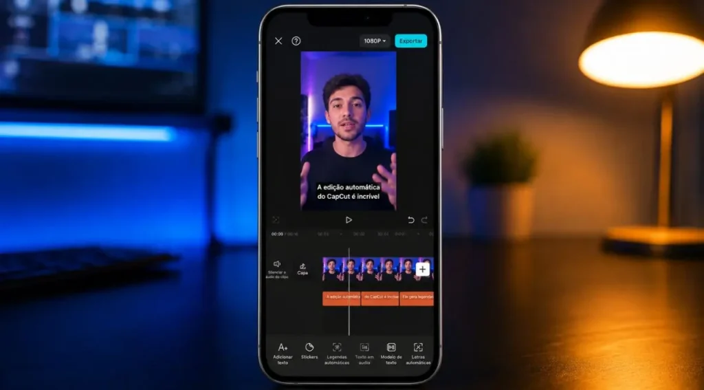 edição de vídeo com IA CapCut celular