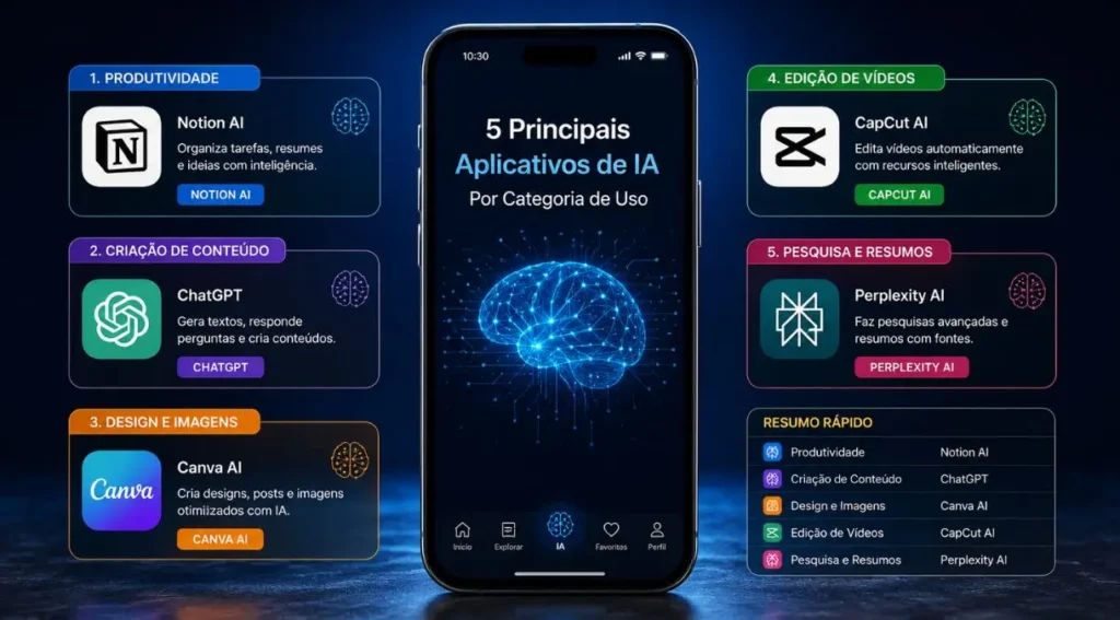 comparação ferramentas de IA celular 2026