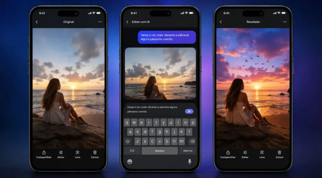 edição de foto com inteligência artificial celular passo a passo