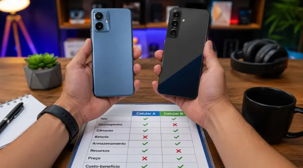 Checklist para comparar celulares antes da compra