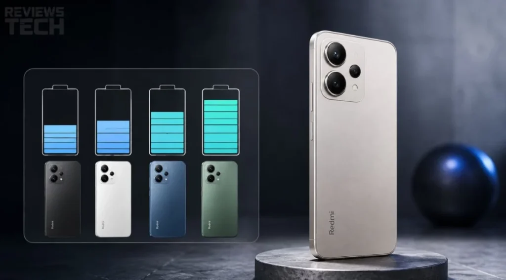 Redmi Note 17: guia completo e diferenças dos 4 modelos 4 Comparação de capacidade de bateria entre os modelos da linha Redmi Note 17