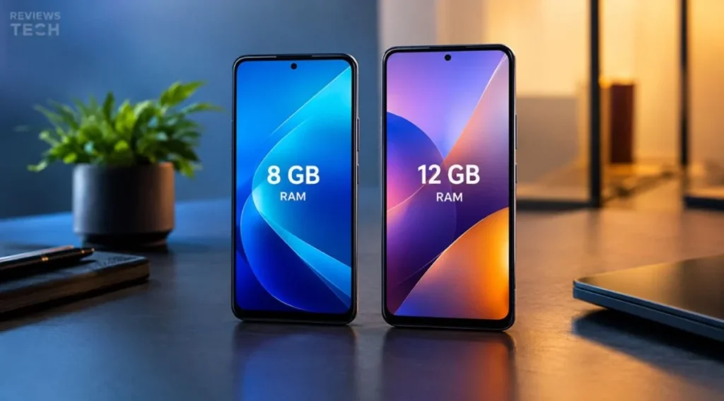 8 GB ou 12 GB de RAM: Qual escolher no celular? 3 Comparação entre smartphones com 8 GB e 12 GB de memória RAM.