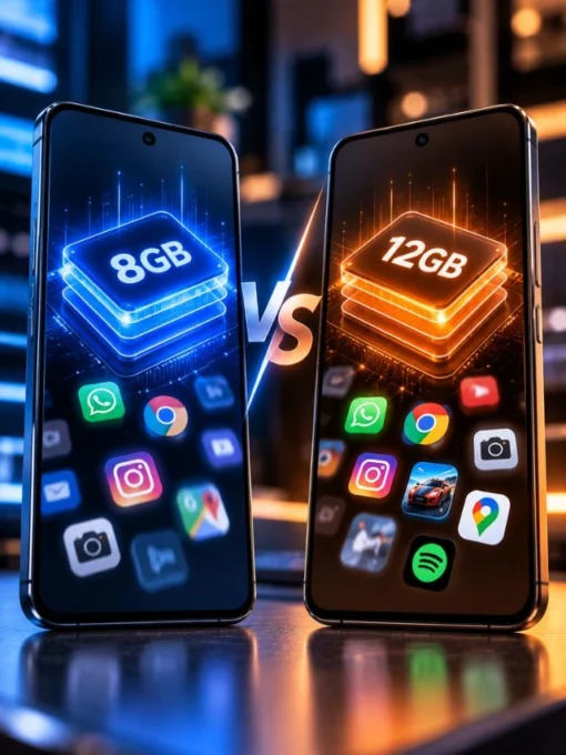 8 gb ou 12 gb no celular muda mesmo