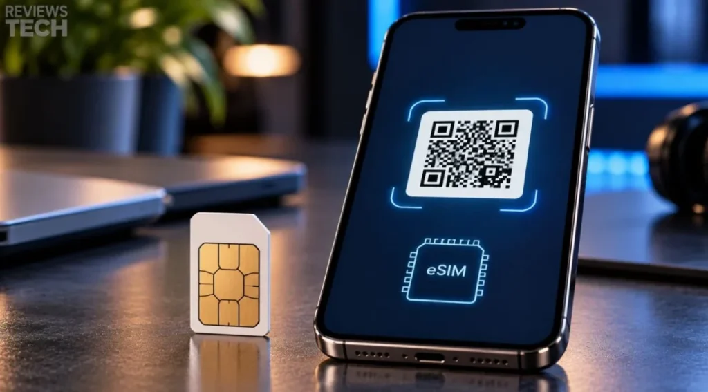 esim ou chip físico: qual a diferença e quando vale a pena? 2 chip físico e eSIM lado a lado no celular