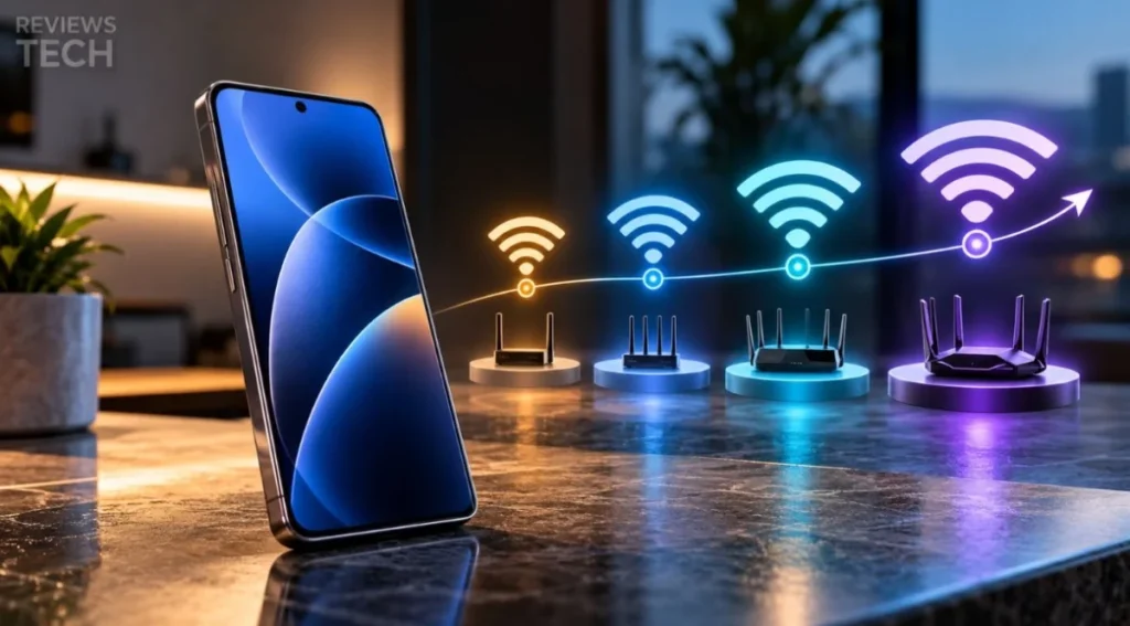 evolução Wi-Fi 4 Wi-Fi 5 Wi-Fi 6 Wi-Fi 7 padrão 802.11 linha do tempo